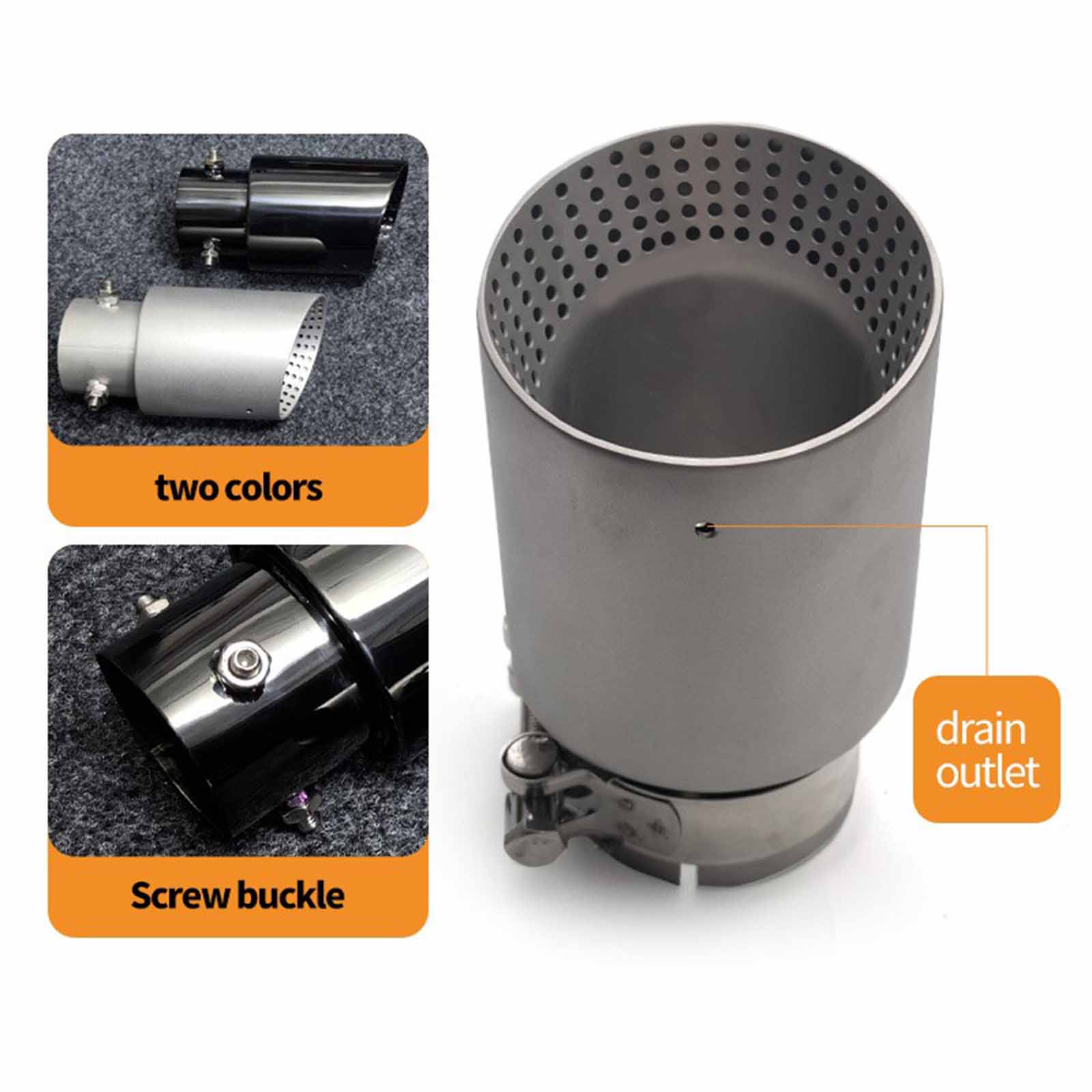Stainless Mesh Band - Universal stainless steel mesh Tips 80mm