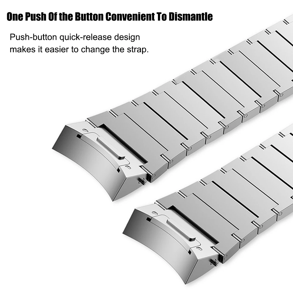Official Metal Steel Strap For - огляд і ціна Titan Smartwatch Accessories