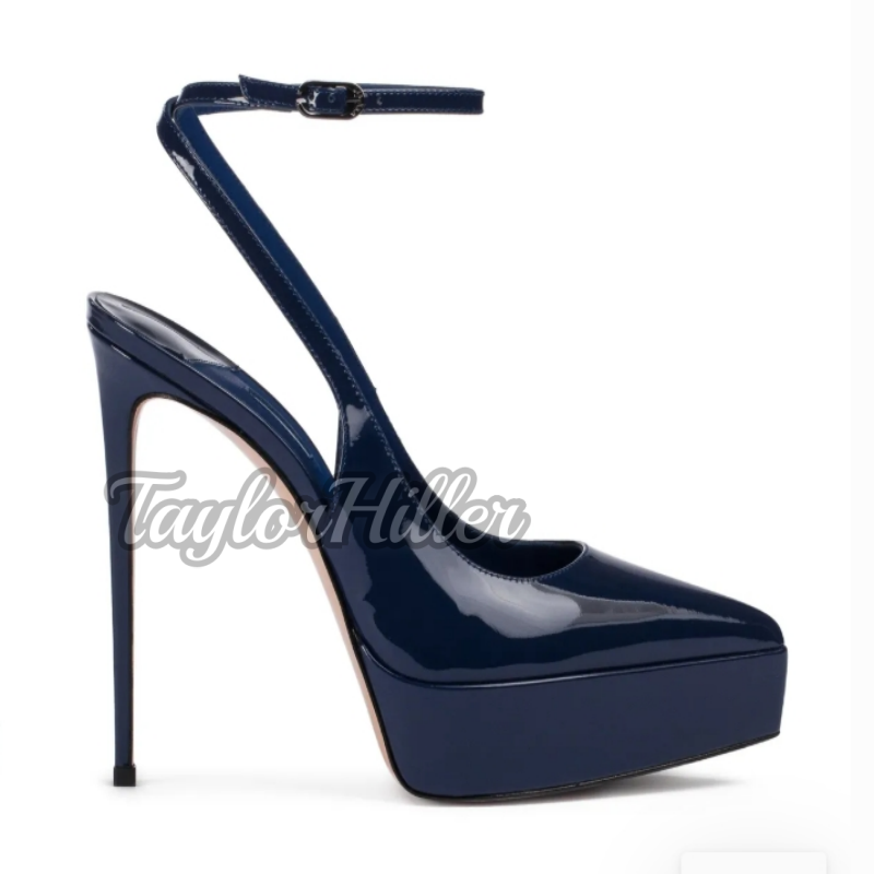 Cherry Red Platform Heeled San - огляд і ціна Leather Classic Strap