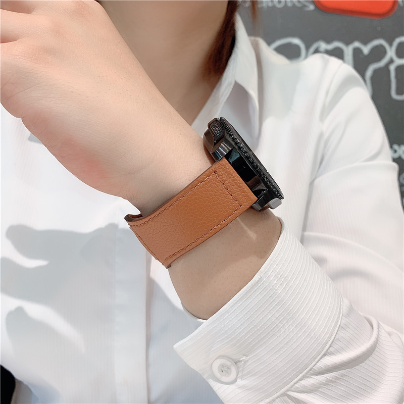 leather watch strap For Samsun - огляд і ціна Titan Smartwatch Accessories