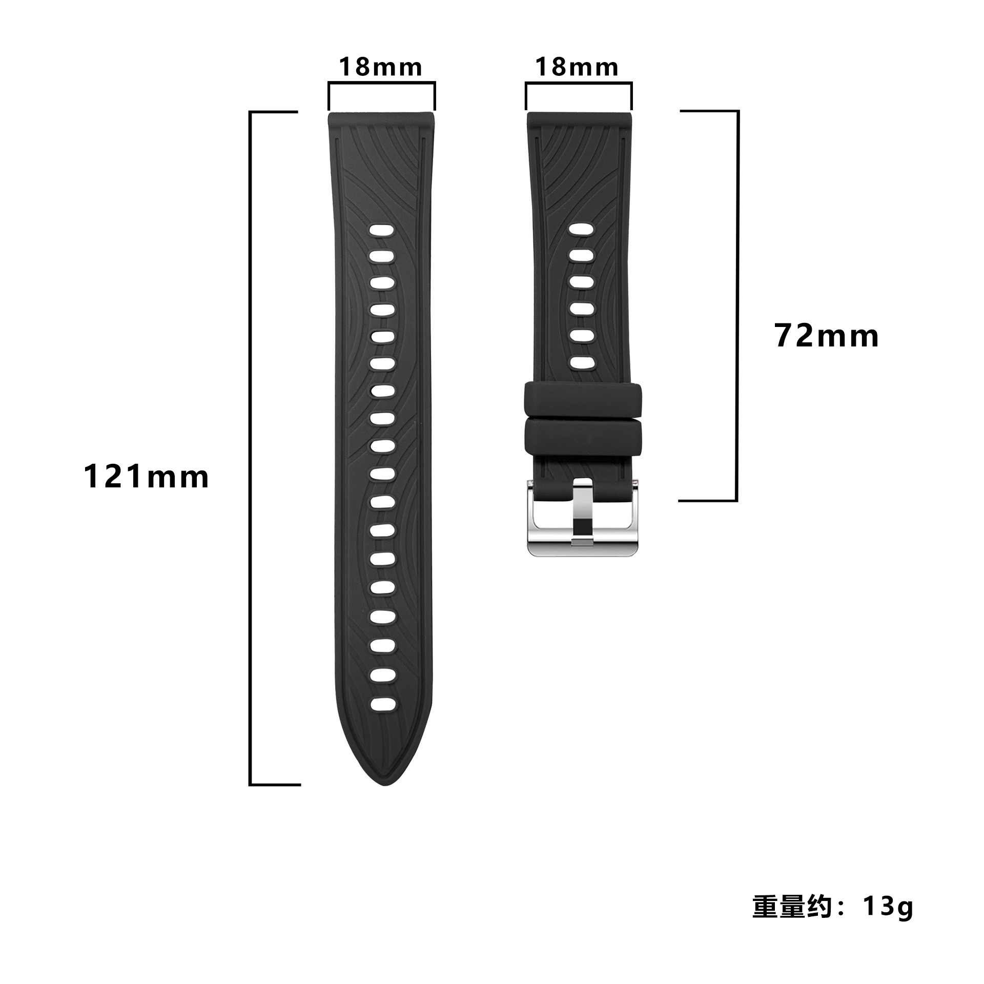18mm Sports Silicone Strap For - огляд і ціна Titan Smartwatch Accessories
