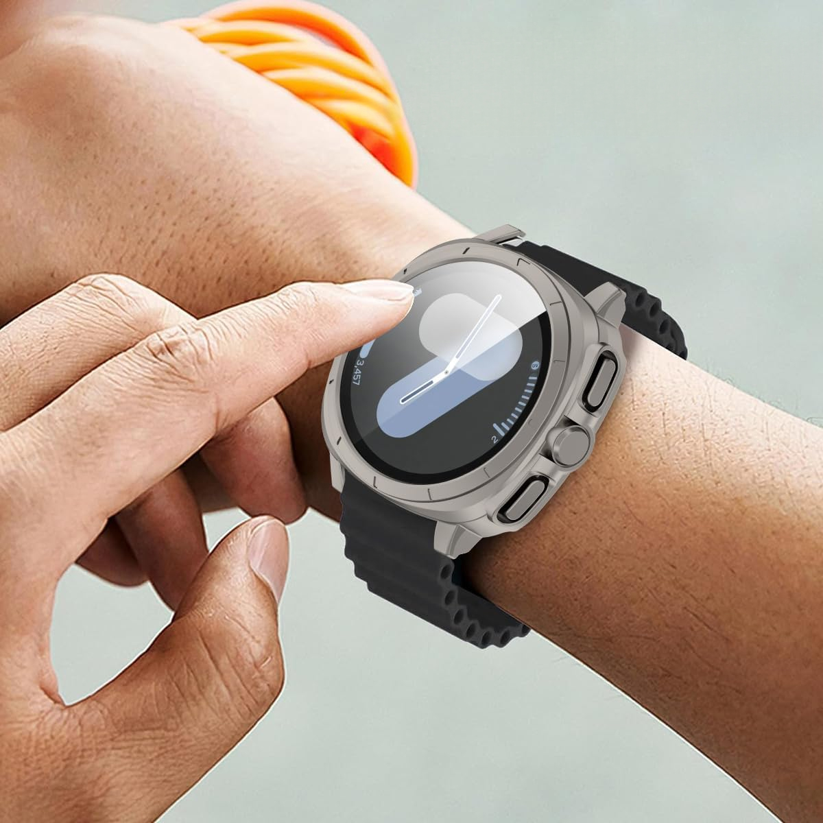 Glass+Case For Samsung Galaxy  - огляд і ціна Samsung Smartwatch Accessories