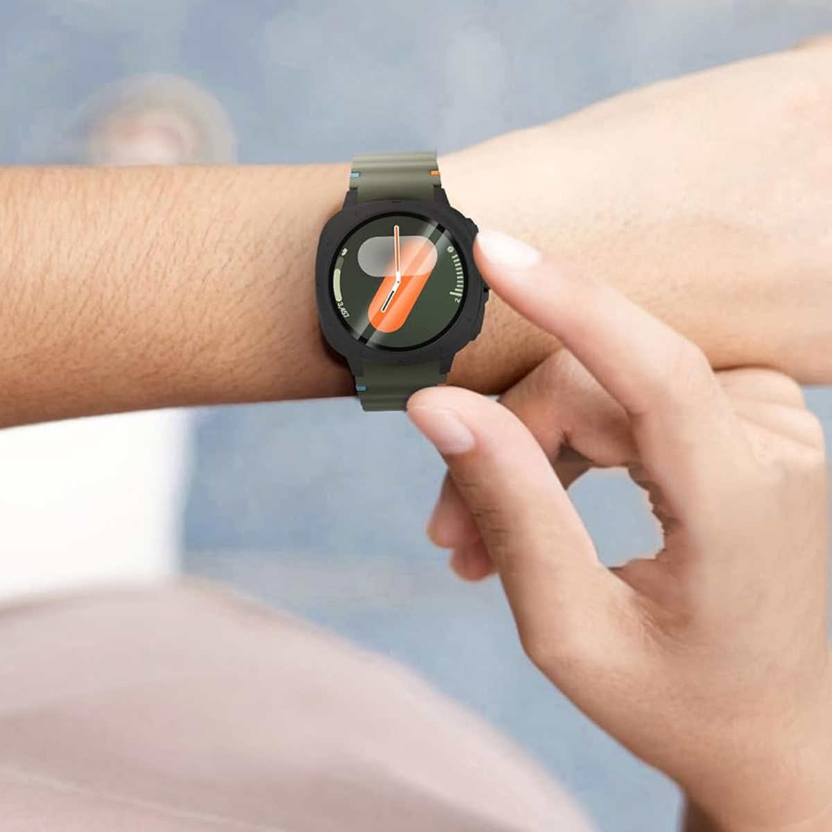Glass+Case For Samsung Galaxy  - огляд і ціна Samsung Smartwatch Accessories