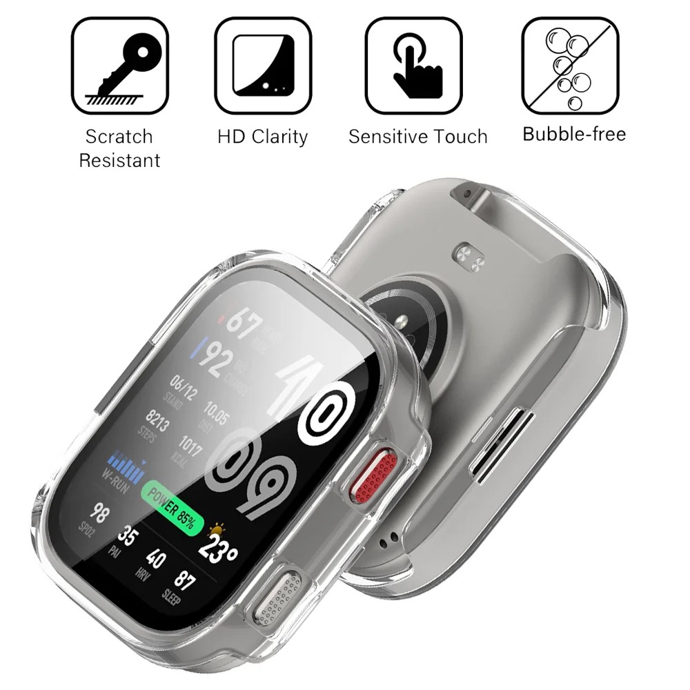 Glass+Case for Amazfit Bip Max - огляд і ціна Amazfit Smartwatch Accessories