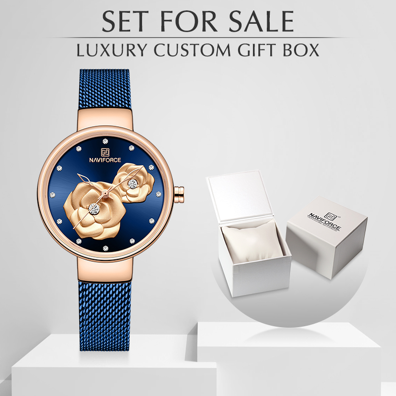 NAVIFORCE Luxury Women's Watch - огляд і ціна Stainless Mesh Band